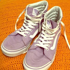 Unisex Lilac Sk8 Hi Vans Women’s 9